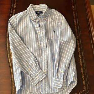Polo Ralph Lauren social blue shirt for kids size 7 y